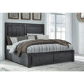 Signature Design by Ashley Foyland Black Storage Bed