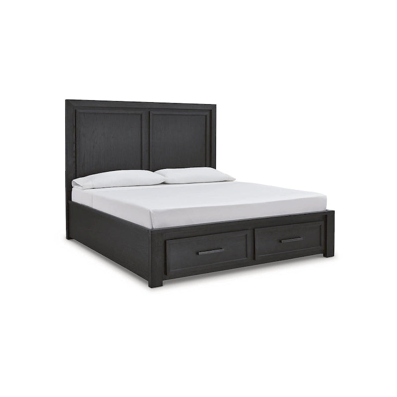 Signature Design by Ashley Foyland Black Storage Bed