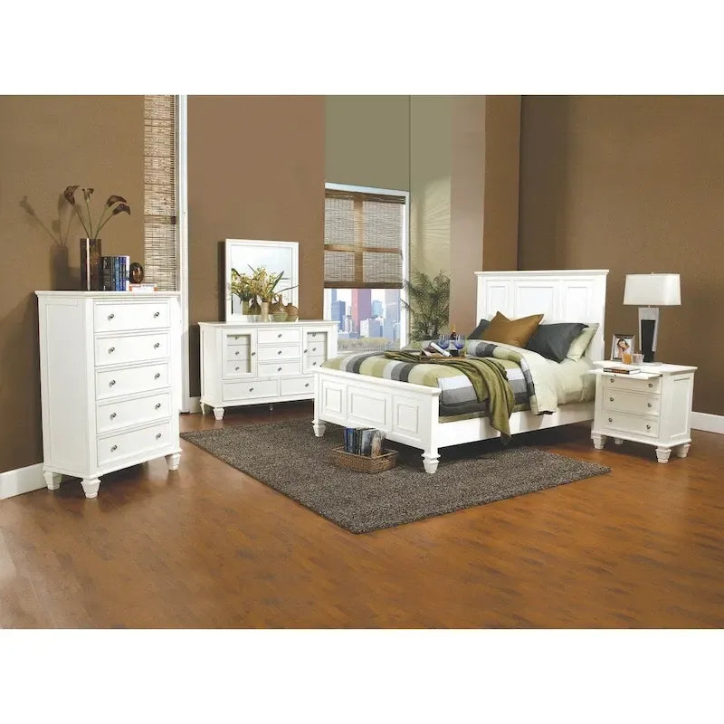 Grace 3-piece Panel Bedroom Set with Dresser