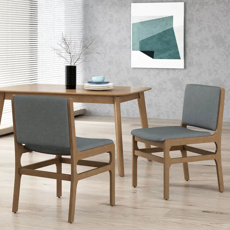 Coston Upholstered Dining Chairs by Christopher Knight Home- Set of 2