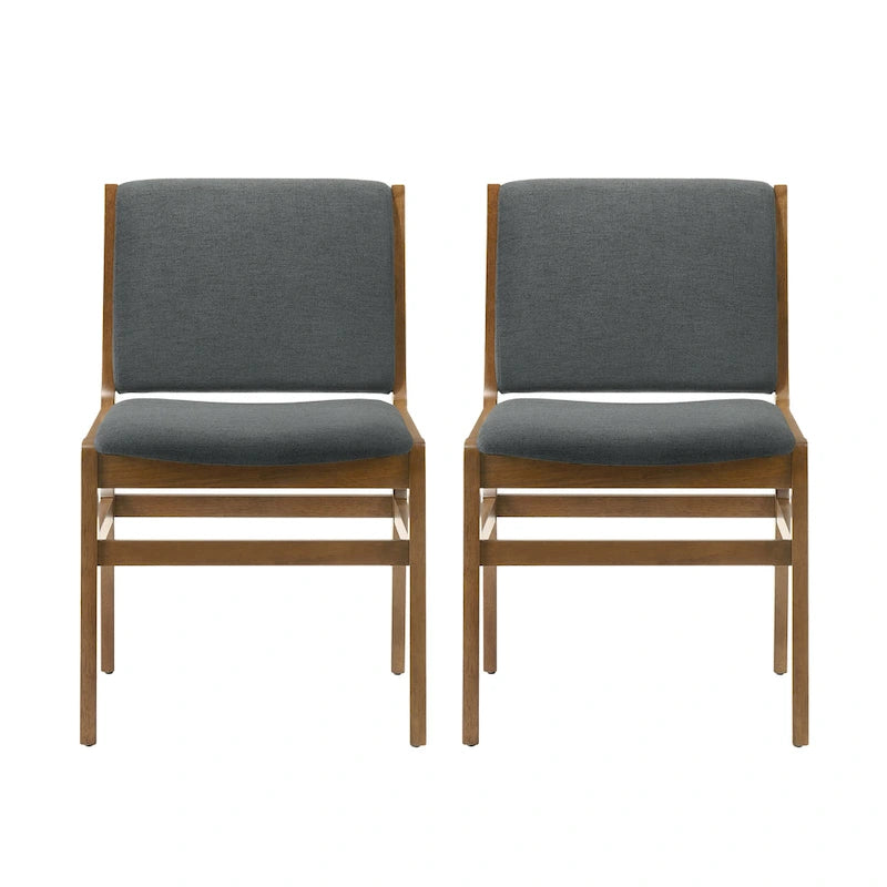 Coston Upholstered Dining Chairs by Christopher Knight Home- Set of 2