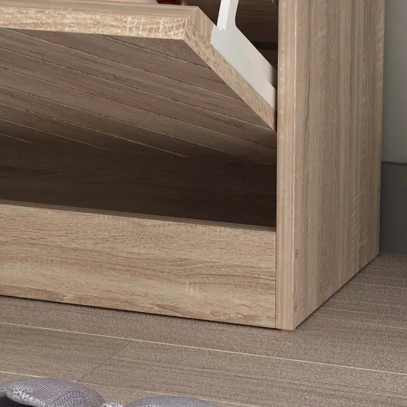 22.4W Modern Shoe Storage Cabinet,Fold-out Drawer