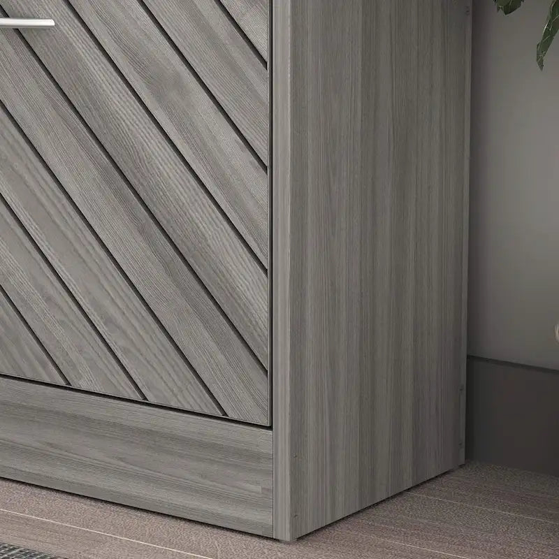 22.4W Modern Shoe Storage Cabinet,Fold-out Drawer