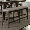Double Bridge Dark Chestnut Counter Bench