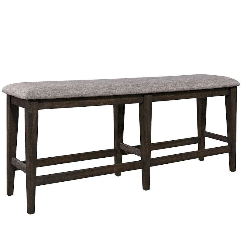 Double Bridge Dark Chestnut Counter Bench