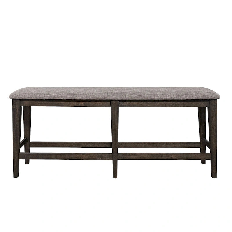 Double Bridge Dark Chestnut Counter Bench