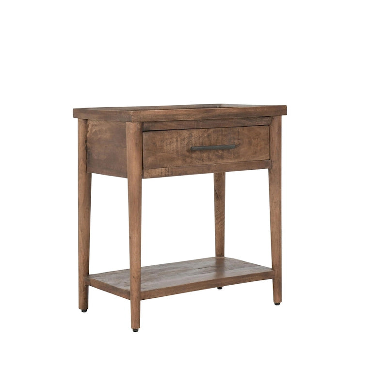 Ciaria 1-Drawer End Table Brown by Kosas Home