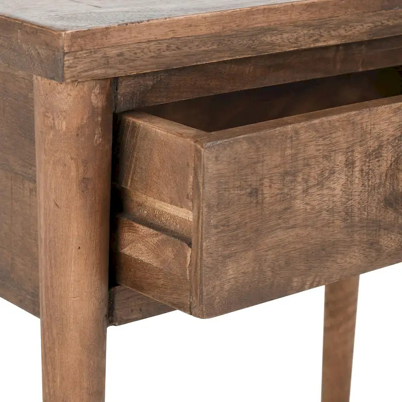 Ciaria 1-Drawer End Table Brown by Kosas Home