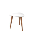 Utopia 19.88 High Triangle End Table With Splayed Wooden Legs