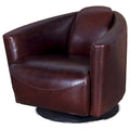 Quinn Swivel Club Chair - Black