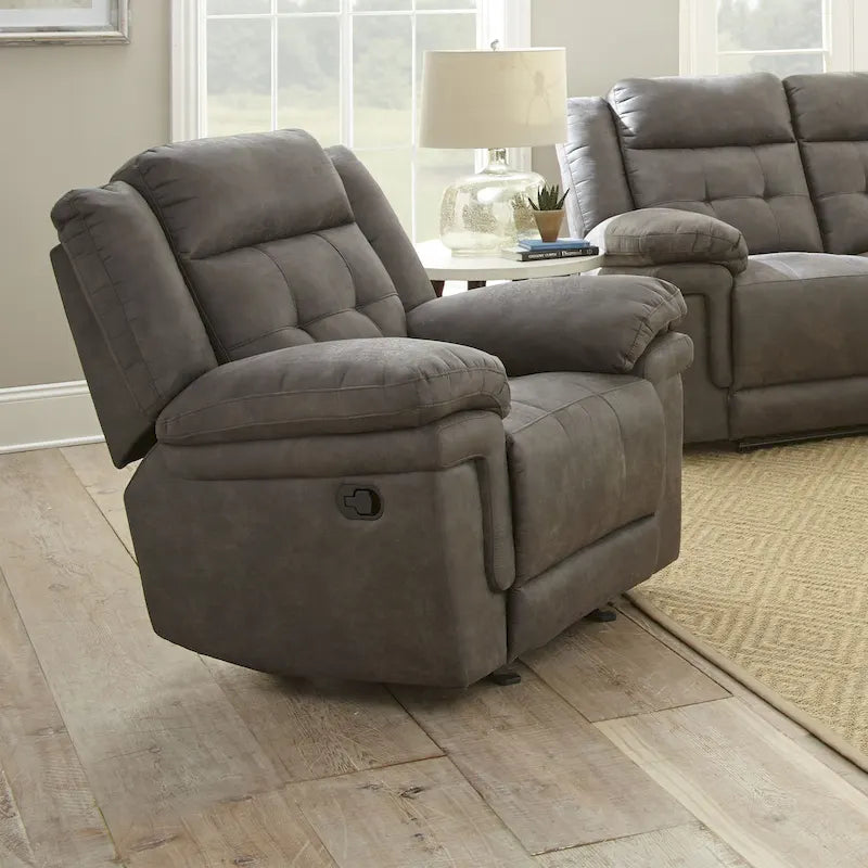 Steve Silver Austin Microfiber Glider Reclining Chair