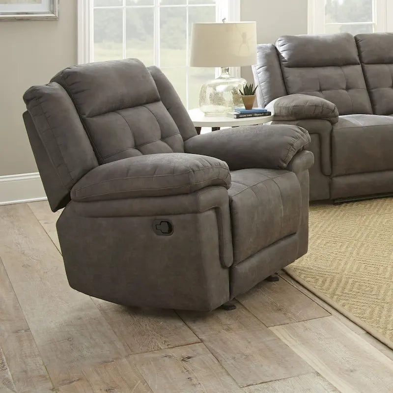 Steve Silver Austin Microfiber Glider Reclining Chair