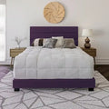 Boyd Sleep Napoli Padded Upholstered Purple Leather Bed