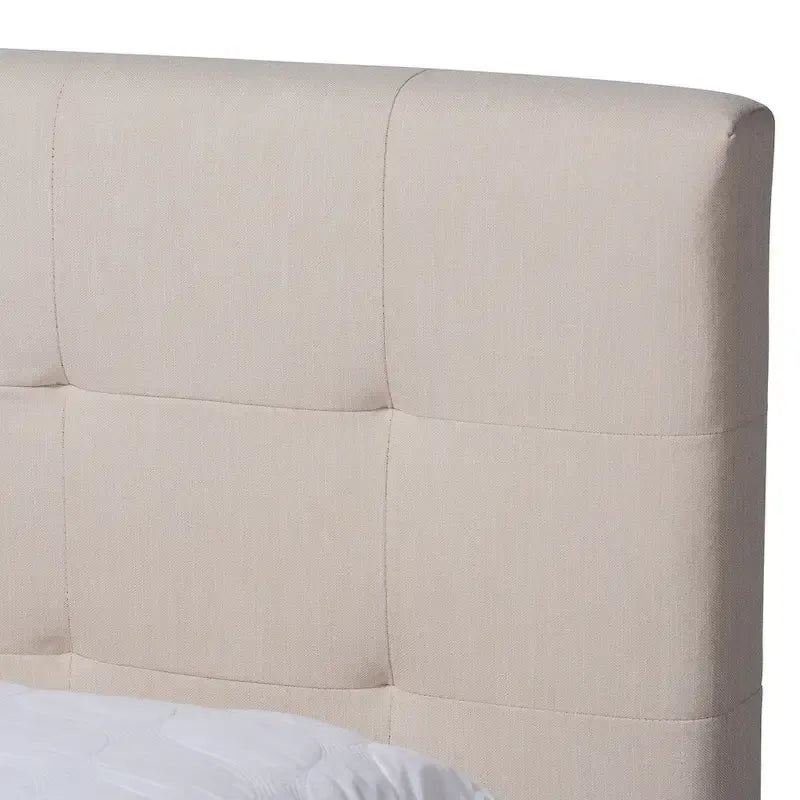 Carson Carrington Uggyallen Mid-century Fabric Bed with 2 Nightstands