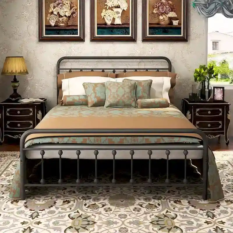 Victorian Vintage Style Metal Bed Frame