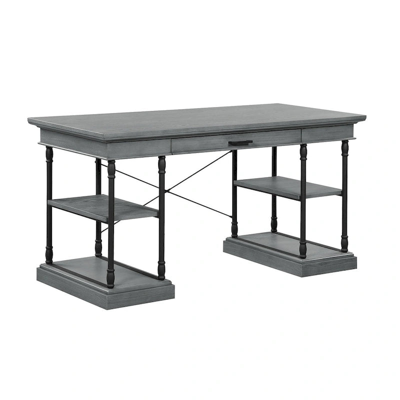Corvus Ursula 59 1-Drawer Wooden Computer Writing Desk
