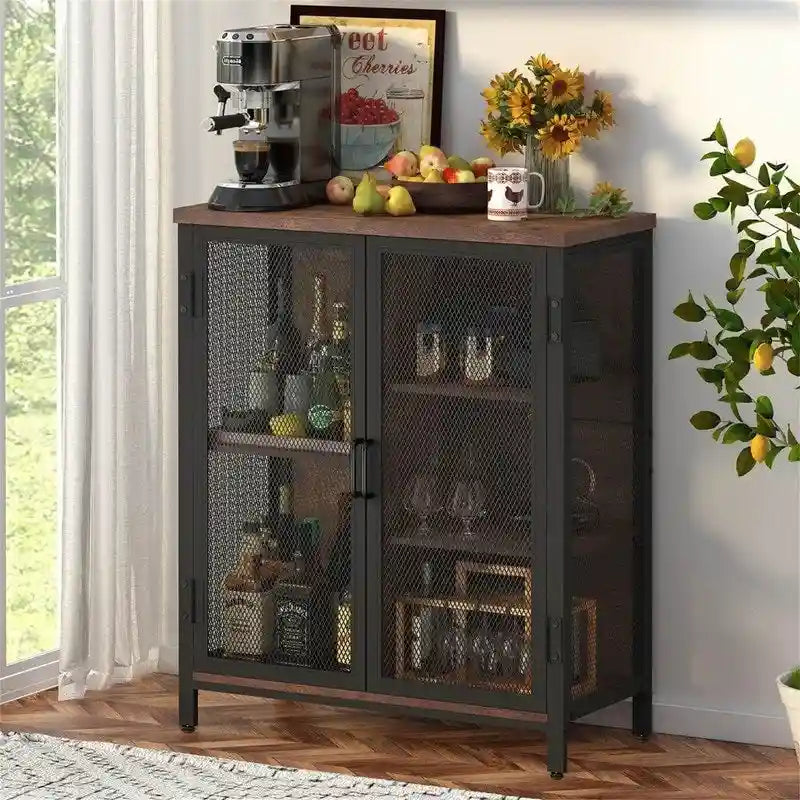 Farmhouse Coffee Bar Cabinet
