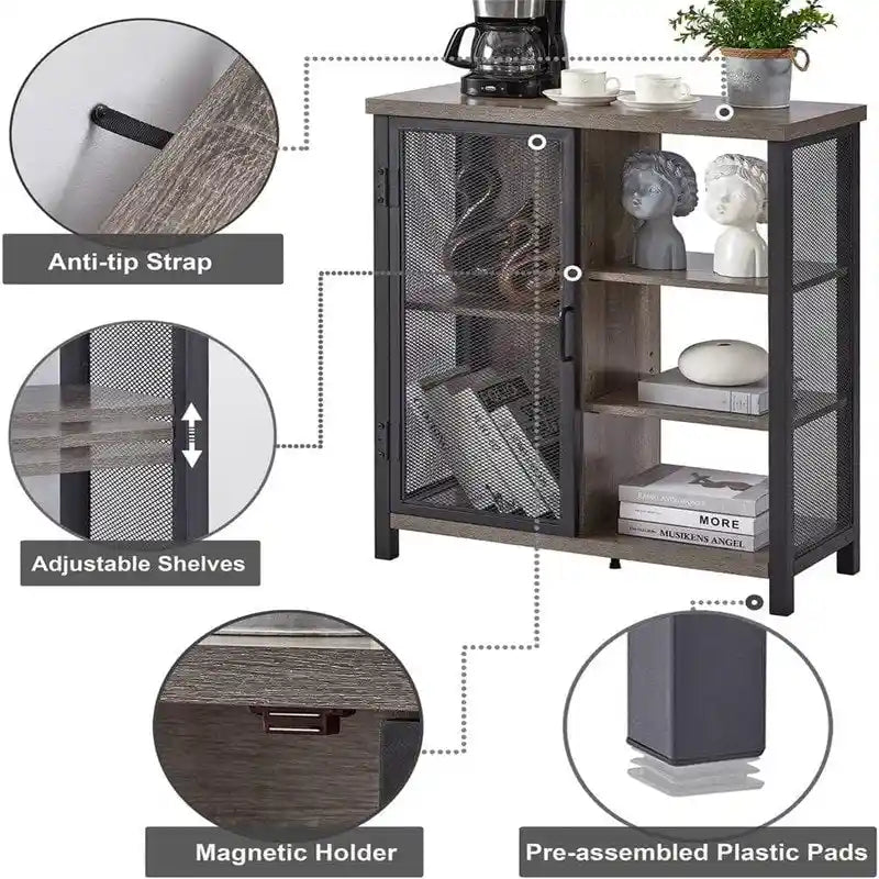 Farmhouse Coffee Bar Cabinet
