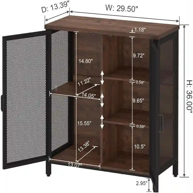 Farmhouse Coffee Bar Cabinet
