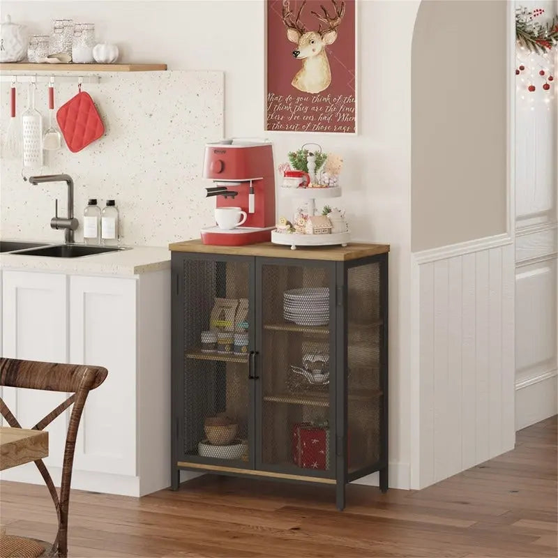 Farmhouse Coffee Bar Cabinet
