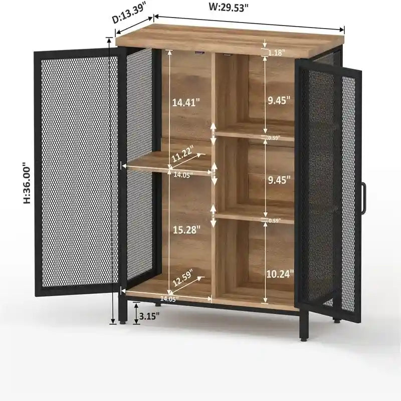 Farmhouse Coffee Bar Cabinet