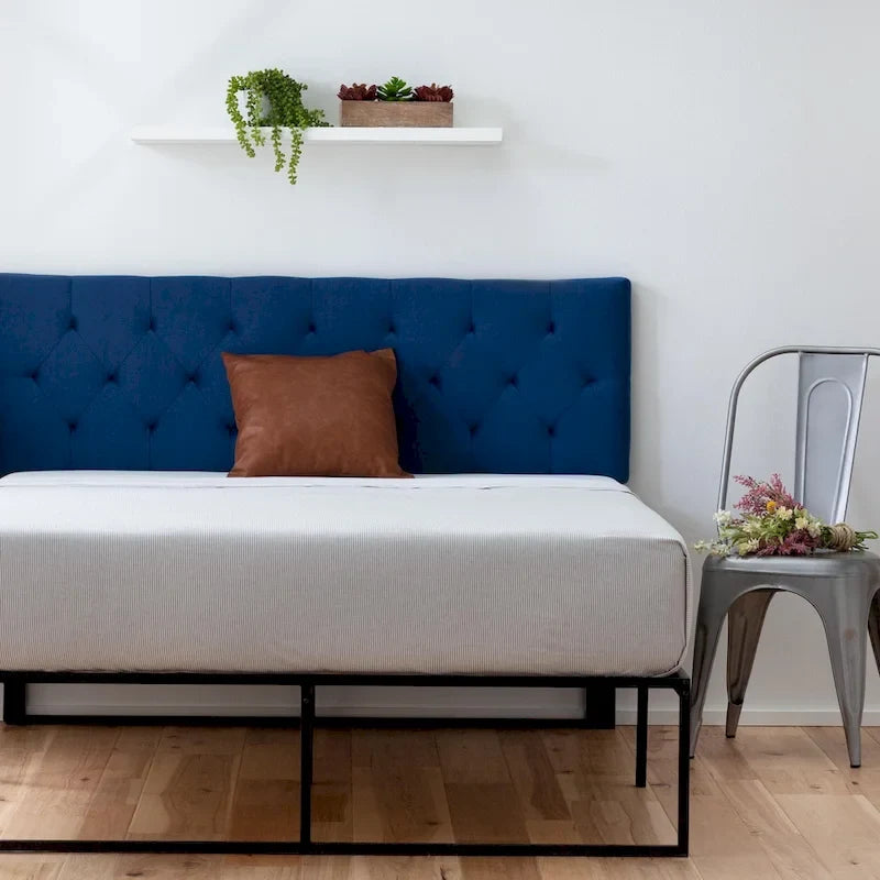 Brookside Adjustable Velvet and Metal Contemporary Platform Bed