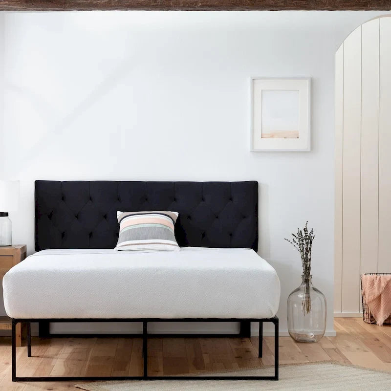 Brookside Adjustable Velvet and Metal Contemporary Platform Bed