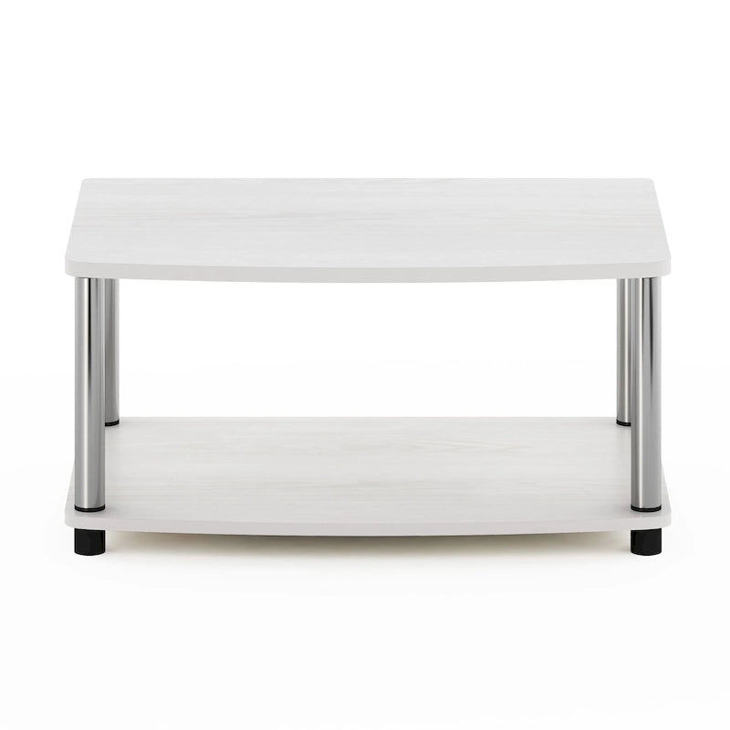Furinno Turn-N-Tube No Tools 2-Tier Elevated TV Stands