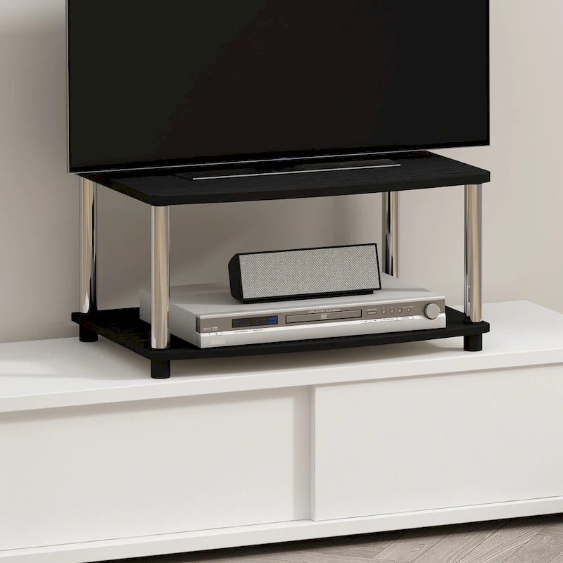 Furinno Turn-N-Tube No Tools 2-Tier Elevated TV Stands