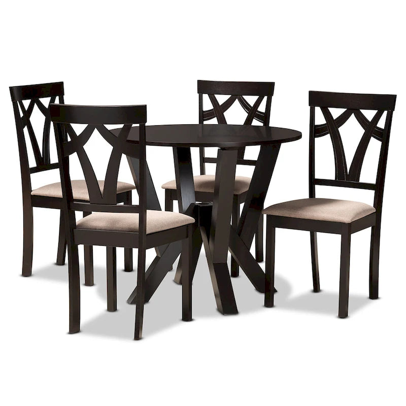 Reagan Modern and Contemporary 5-Piece Dining Set