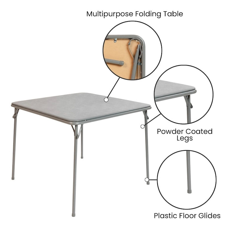 Foldable Vinyl Card Table