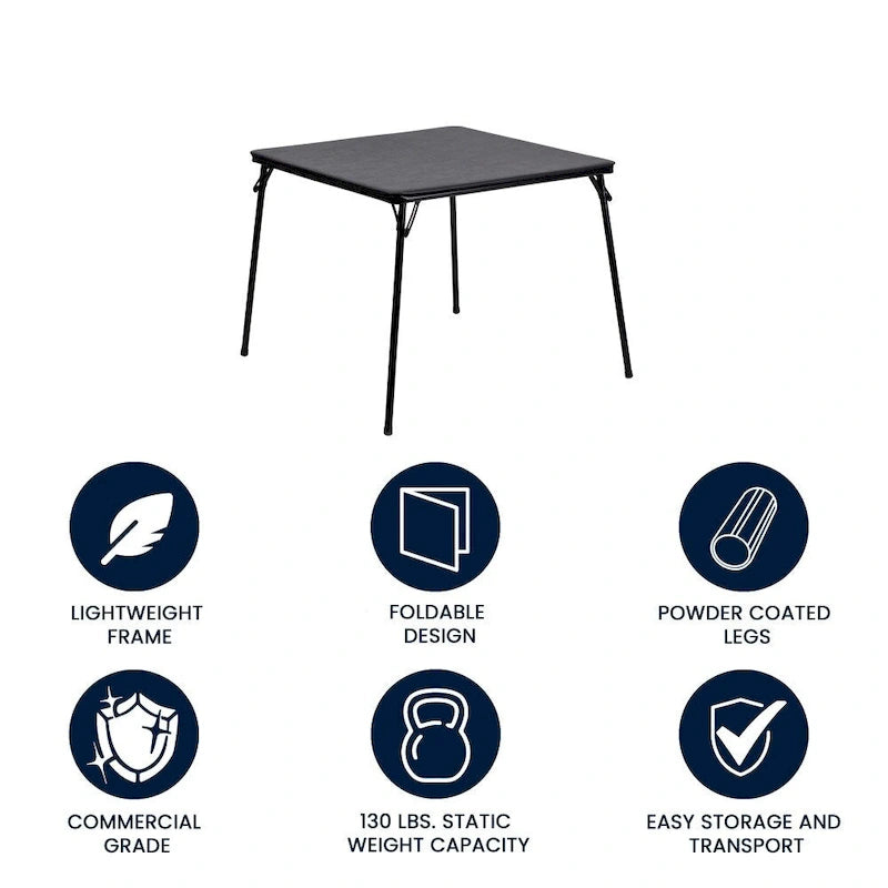 Foldable Vinyl Card Table