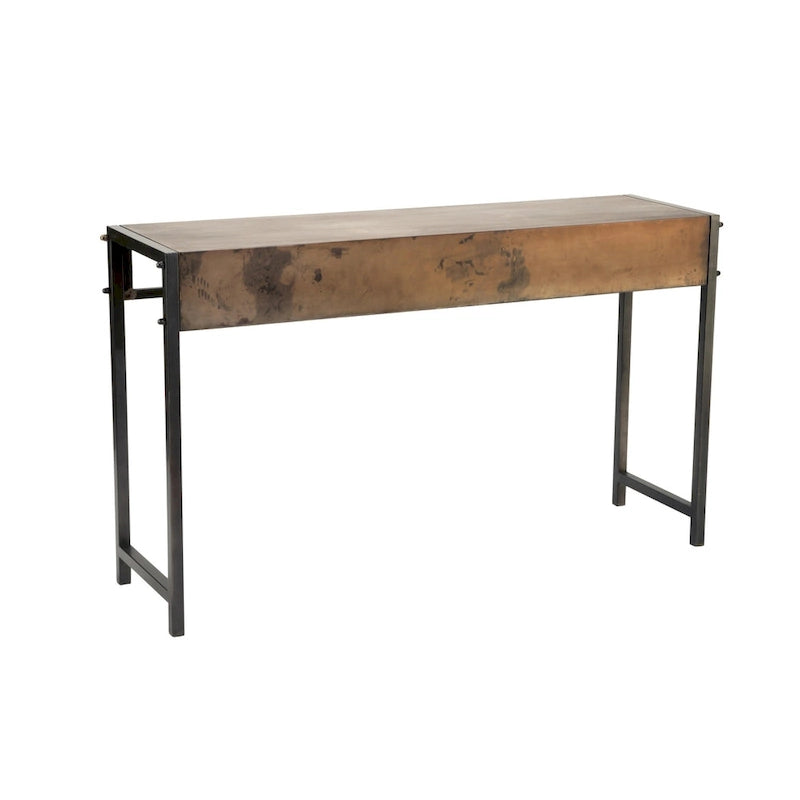 Carbon Loft Rehr Bronze Metal Console Table