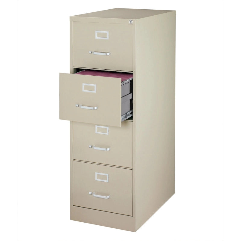 Hirsh 26.5D 4-drawer Legal Size Commercial Vertical File Cabinet