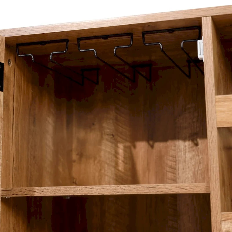 Sideboard and Bar Cabinet with Open and Closed Storage