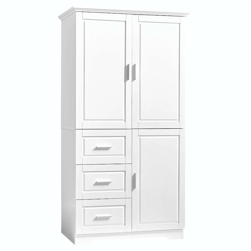 Bathroom Storage Cabinet with Drawers and Adjustable Shelf
