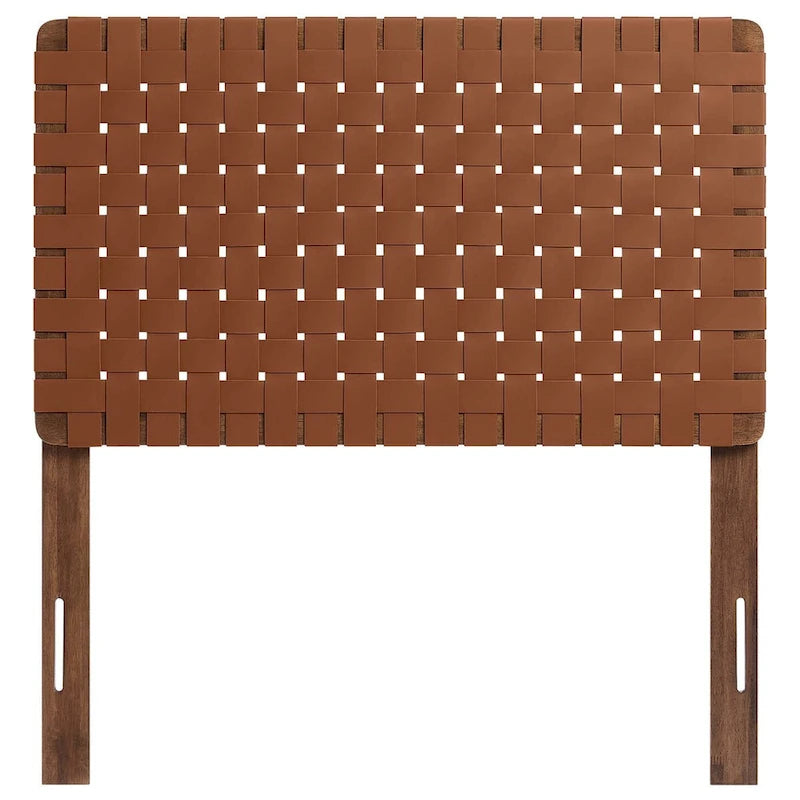 Sparta Twin/Full/Queen/King Vegan Leather Weave Headboard
