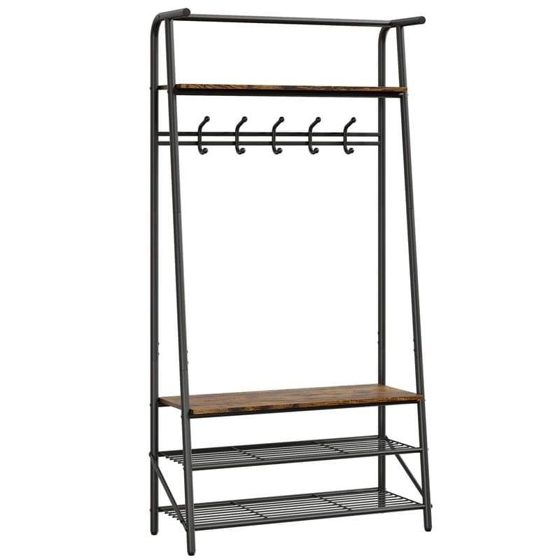 Simple hallway rack