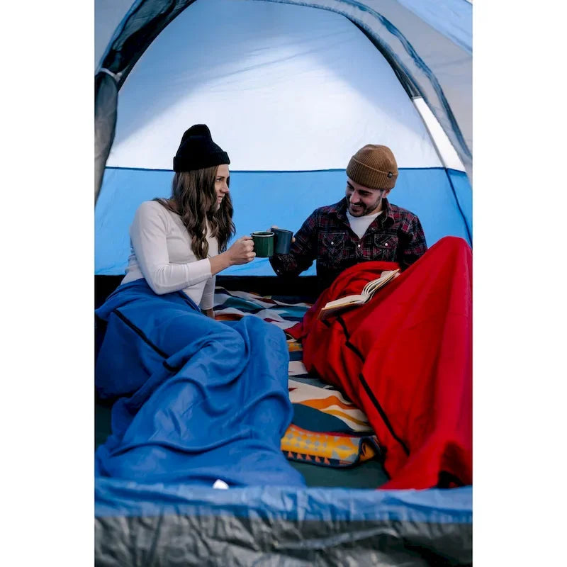 Stansport Fleece Sleeping Bag - Blue
