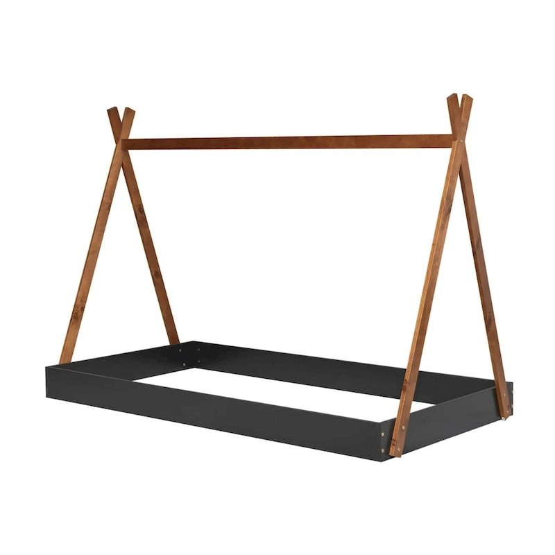 Tent Floor Bed with Triangle Structure