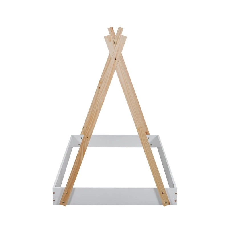 Tent Floor Bed with Triangle Structure
