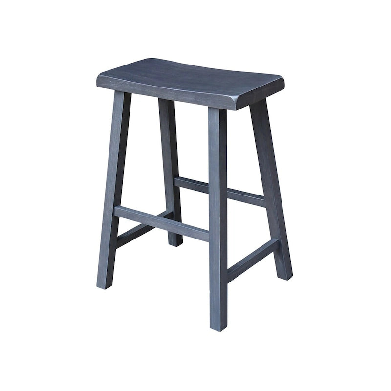Saddle Seat Counter Height Stool - 24 in. Seat Height