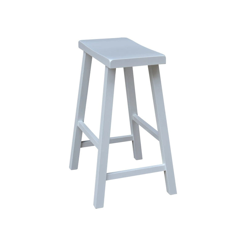 Saddle Seat Counter Height Stool - 24 in. Seat Height