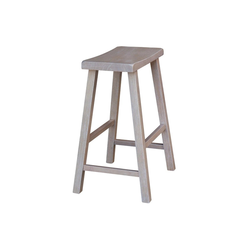 Saddle Seat Counter Height Stool - 24 in. Seat Height