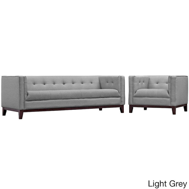 Serve Tufted 2-Piece Living Room Furniture Set
