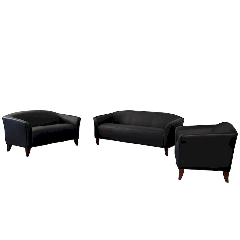 Reception Set with Wood Feet - 33.5 - 72.75W x 29 - 31D x 29H - 33.5 - 72.75W x 29 - 31D x 29H