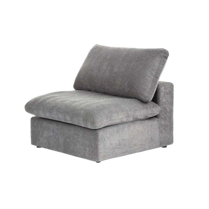 Convertible Modular Sectional Sofa, 5 Seater Corner Sofa with Pillows, 2 x 120.45 Minimalist Sofa Couch for Living Room