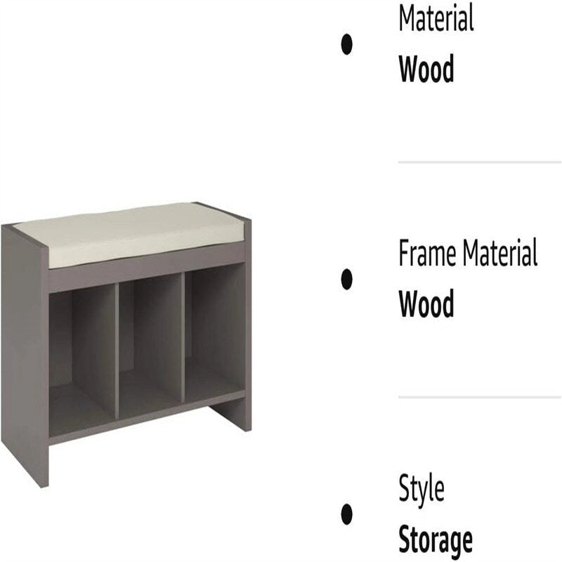 Storage Bench with Cushion