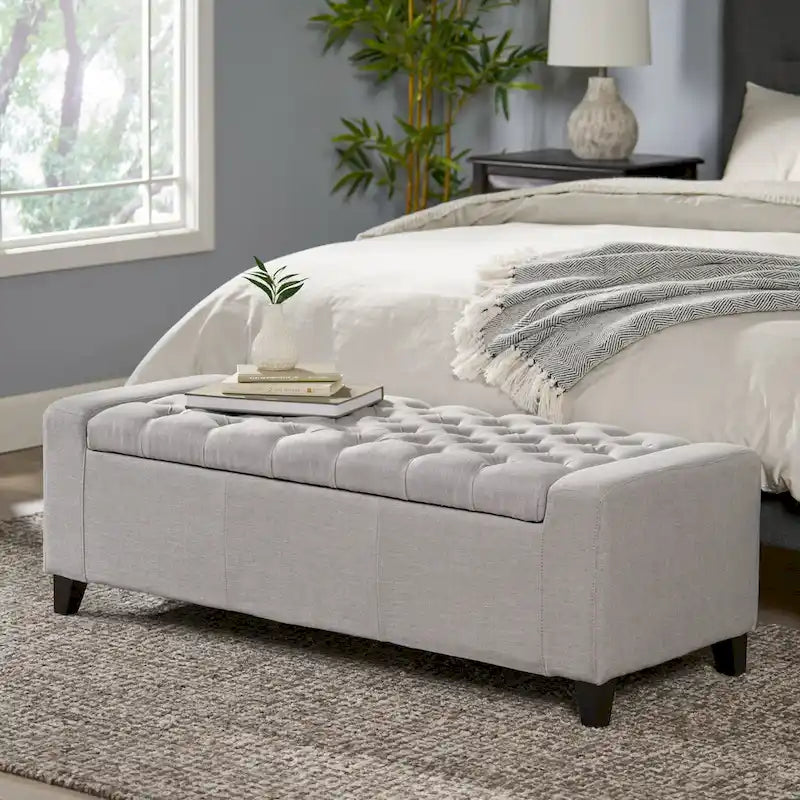 Tufted Upholstery Storage Bench