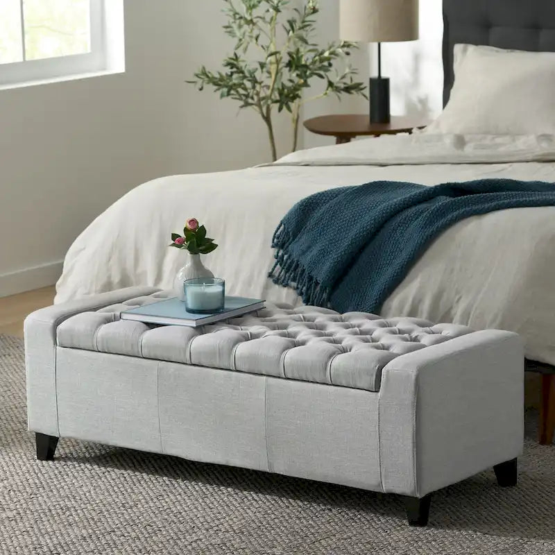 Tufted Upholstery Storage Bench